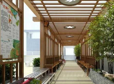 鄭州學(xué)校文化長(zhǎng)廊展示設(shè)計(jì)-校園文化連廊建設(shè)