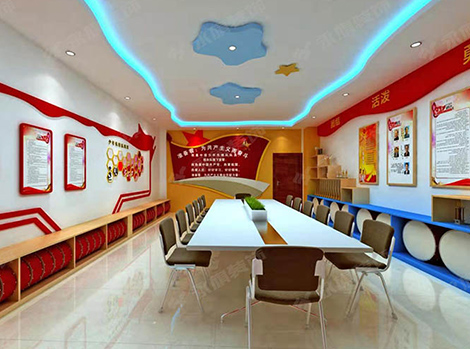 學(xué)校功能室建設(shè)-五龍口小學(xué)少先大隊(duì)室設(shè)計(jì)案例